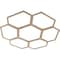 Ekena Millwork Florin Wood Fretwork Pierced Ceiling Medallion, Red Oak, 36"OD x 12 5/8"ID x 3/8"T CMWP36X36X0375FORO - alternate 3